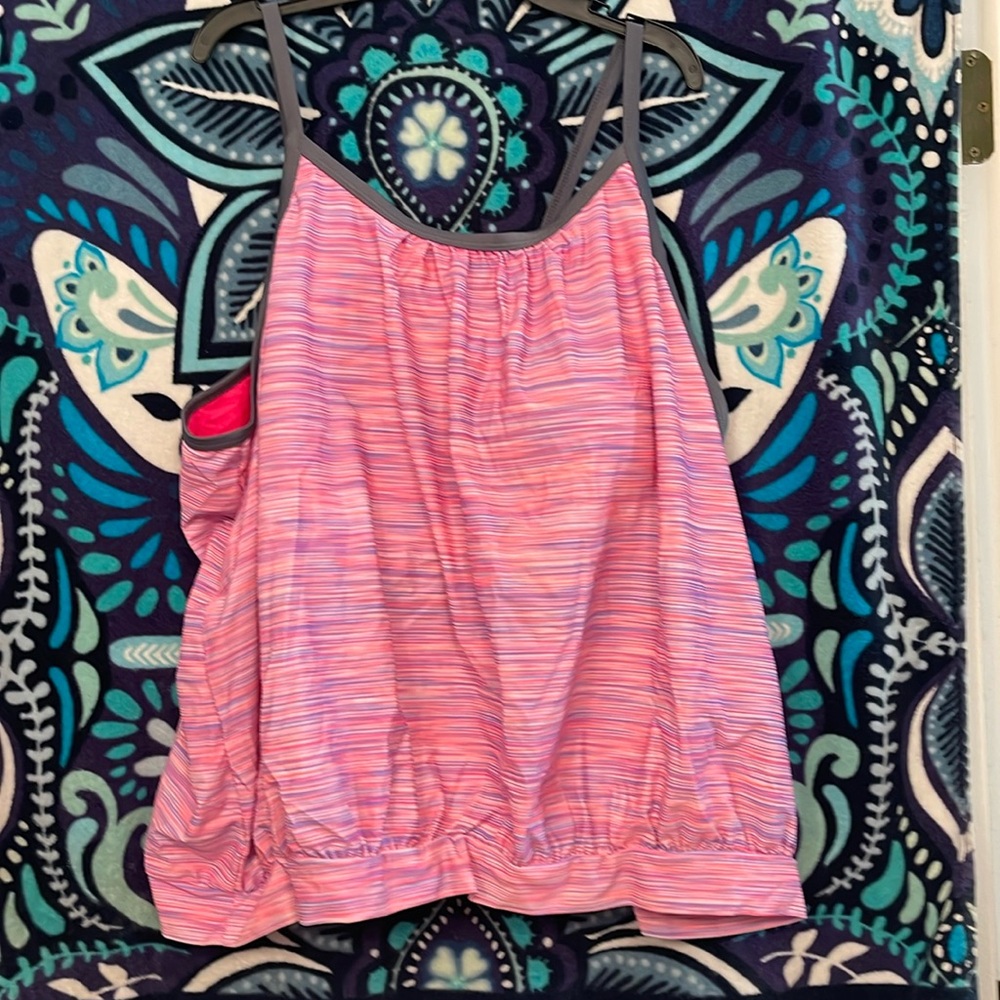 NWT Free Tech tankini swim top 3x